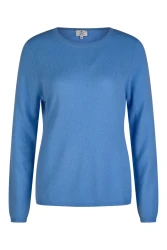 Damen Pullover Cashmere / Blau