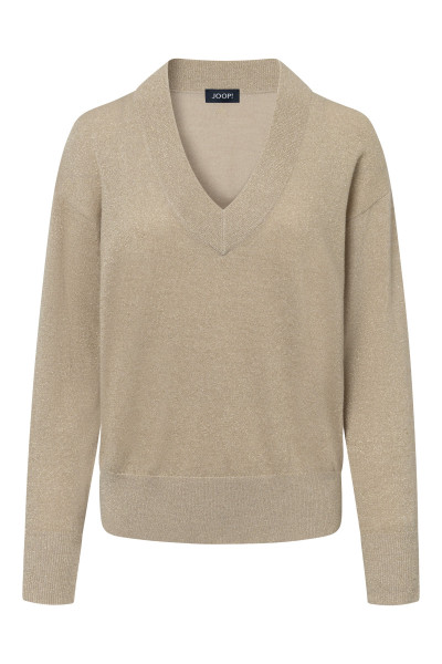 Damen Pullover mit metallisierten Fasern