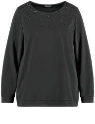 Damen Langarmshirt / Schwarz