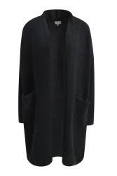 Damen Cardigan lang / Schwarz