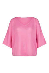Damen Strickshirt / pink