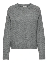 Damen Strickpullover JDYBIGUM / Grau