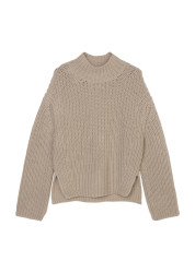 Damen Turtleneck-Pullover / Grau