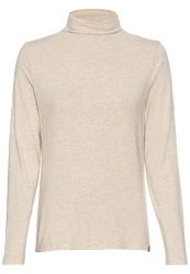 Damen Langarmshirt / Beige