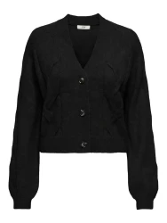 Damen Strickjacke JDYSUSANNA / Schwarz