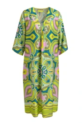 Kleid Kimono / Gelb