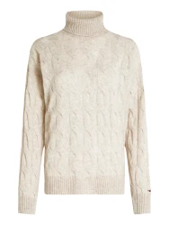 Damen Wollpullover / Beige