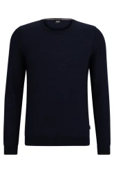 Herren Strickpullover Leno-P / Dunkelblau