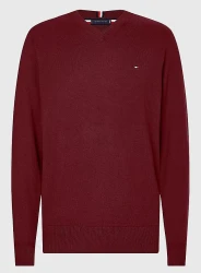 Herren Pullover aus Baumwoll-Kaschmirmix / Bordeaux