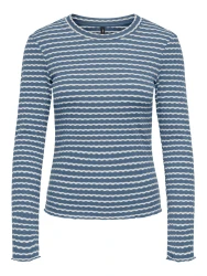 Damen Langarmshirt ONLLIZ / Blau