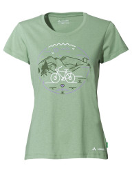 Damen T-Shirt Bike / Oliv