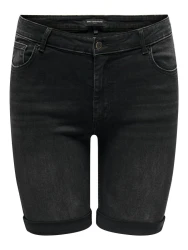 Damen Jeans-Shorts / Schwarz