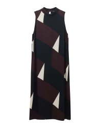 Printkleid Qhia / Bordeaux