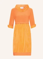 Kleid mit Empire-Taille / Orange