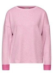 Damen Melange-Shirt / Rosa