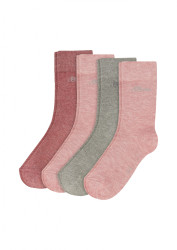 Kinder Socken 4er Pack / Violett
