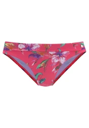 Bikinihose mit Umschlagbund / Pink