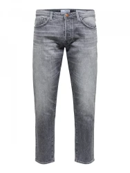 Herren Jeans SLH172-SLIMTAPE TOBY / grau