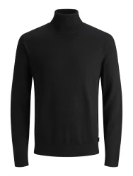 Herren Rollkragenpullover Emil / Schwarz