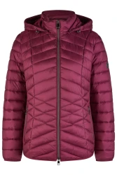 Damen Jacke Down Free mit Kapuze / Rosa