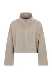 Damen Oversized Jacke ELSTOW / Beige