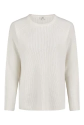 Damen Pullover aus Cashmere / Weiß