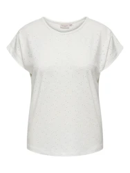 Curvy T-Shirt CARZABBY / Weiß