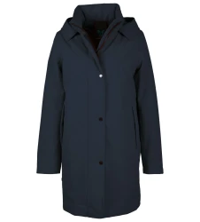 Damen Rainwear Kurzmantel / Dunkelblau