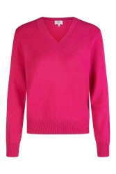 Damen Cashmere Pullover / Pink