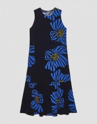 kurzes Kleid Quolly floral / Blau