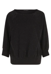 Damen Oversize-Shirt / Schwarz