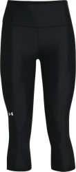 Damen HeatGear® Armour Capri-Leggings mit hohem Bund / Schwarz