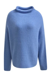 Damen Oversize Pullover / Blau