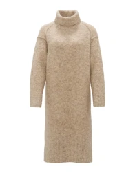 Damen Winter Kleid / Creme