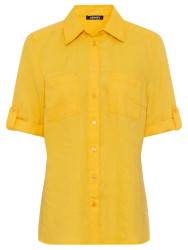 Leinenbluse / Gelb