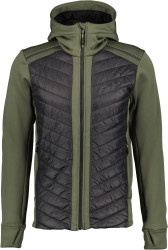 Wasserabweisende Herren Hybridjacke ZUKO / Oliv