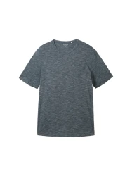 Herren T-Shirt in Melange Optik / grau