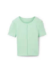 Kinder Cropped T-Shirt / Grün