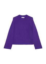 Damen Pullover Regular-Fit / violett