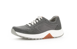 Herren Sneaker Leder/Textil / grau