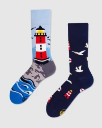 Herren Socken Nordic Lighthouse / Mehrfarbig