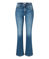 Damen Jeans Paris flared / Blau