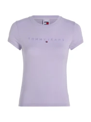 Damen T-Shirt Slim Tonal Linear / Flieder
