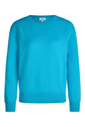 Damen Cashmere Pullover / Blau