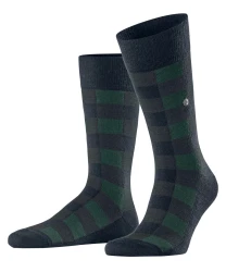 Herren Socken Buffalo Check / Grün