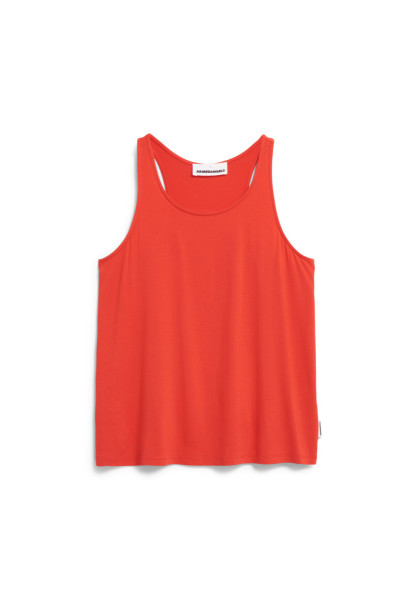 ARELINAA Shirts Top Solid, poppy red
