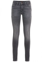 Damen Jeans Slim Fit / grau