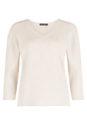 Damen Feinstrickpullover / Beige