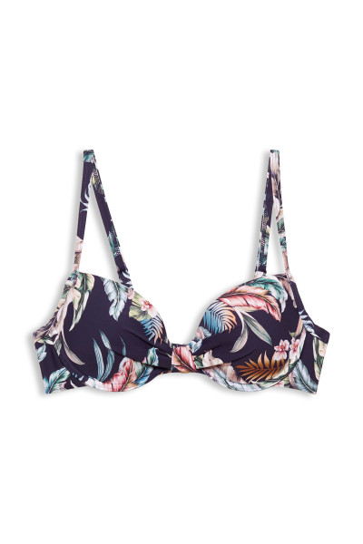 Bikini-Top mit floralem Print