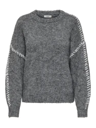 Damen Strickpullover JDYZOEY / Grau